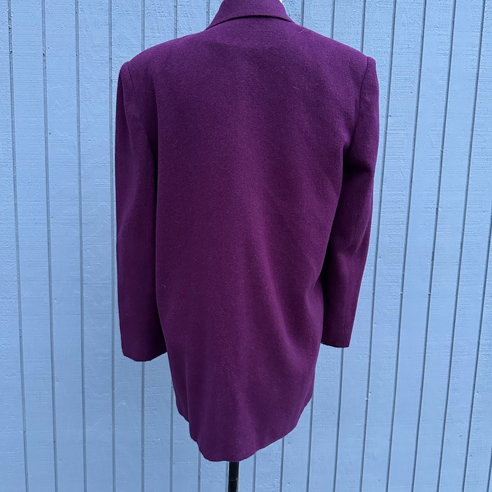 Pretty Plum Wool Blend Blazer - Picture 6 of 11